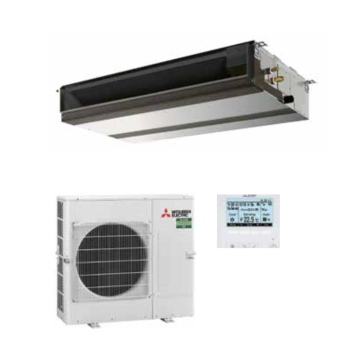 Mitsubishi Electric 14K.0W PEAD-M140JAADR1 / PUZ-M140VKA Low Profile Ducted System 